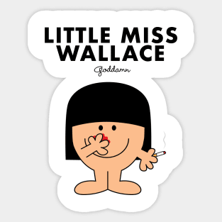 Little Miss Wallace Sticker